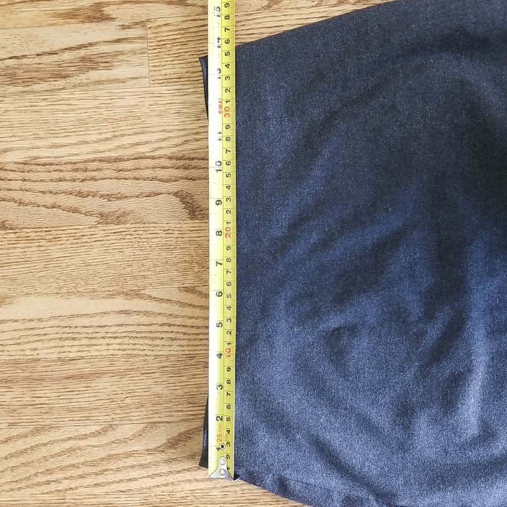 (7) Oxxford Grey Pencil Skirt Professional Rayon Blend Academia Business - Picture 3 of 8